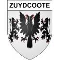 Stickers coat of arms Zuydcoote adhesive sticker