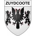 Zuydcoote 59 ville sticker blason écusson autocollant adhésif