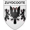 Zuydcoote Sticker wappen, gelsenkirchen, augsburg, klebender aufkleber