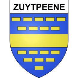 Stickers coat of arms Zuytpeene adhesive sticker