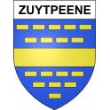 Zuytpeene 59 ville sticker blason écusson autocollant adhésif