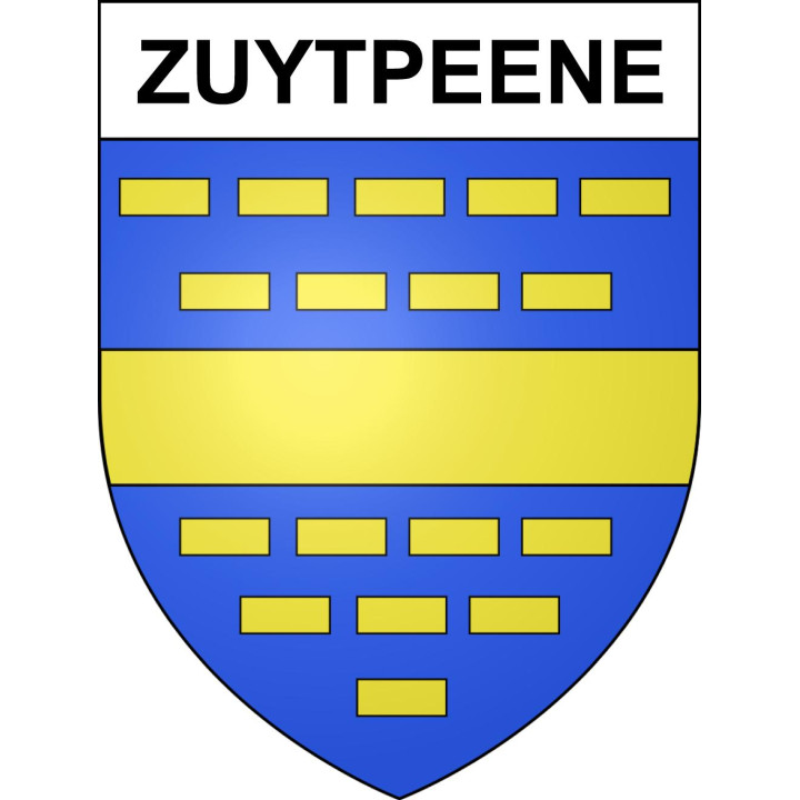 Stickers coat of arms Zuytpeene adhesive sticker