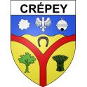 Crépey 54 ville sticker blason écusson autocollant adhésif