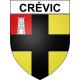 Pegatinas escudo de armas de Crévic adhesivo de la etiqueta engomada