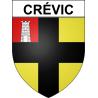 Stickers coat of arms Crévic adhesive sticker