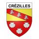 Stickers coat of arms Crézilles adhesive sticker