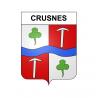 Crusnes 54 ville sticker blason écusson autocollant adhésif