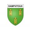Dampvitoux 54 ville sticker blason écusson autocollant adhésif