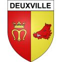 Deuxville 54 ville sticker blason écusson autocollant adhésif