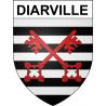 Pegatinas escudo de armas de Diarville adhesivo de la etiqueta engomada