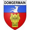 Pegatinas escudo de armas de Domgermain adhesivo de la etiqueta engomada