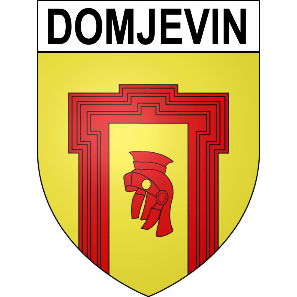Domjevin 54 ville sticker blason écusson autocollant adhésif