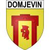 Domjevin 54 ville sticker blason écusson autocollant adhésif