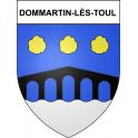 Dommartin-lès-Toul 54 ville sticker blason écusson autocollant adhésif