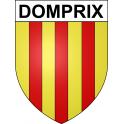 Domprix 54 ville sticker blason écusson autocollant adhésif
