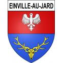 Einville-au-Jard 54 ville sticker blason écusson autocollant adhésif