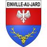 Einville-au-Jard 54 ville sticker blason écusson autocollant adhésif