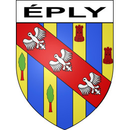 Éply 54 ville sticker blason écusson autocollant adhésif