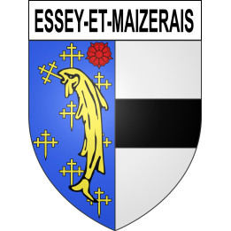 Essey-et-Maizerais 54 ville sticker blason écusson autocollant adhésif