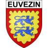 Pegatinas escudo de armas de Euvezin adhesivo de la etiqueta engomada
