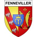 Fenneviller 54 ville sticker blason écusson autocollant adhésif