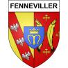 Fenneviller 54 ville sticker blason écusson autocollant adhésif