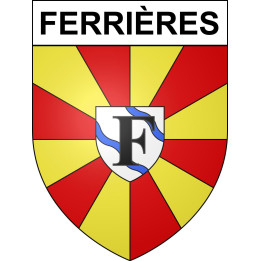 Ferrières Sticker wappen, gelsenkirchen, augsburg, klebender aufkleber