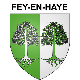 Fey-en-Haye Sticker wappen, gelsenkirchen, augsburg, klebender aufkleber