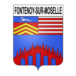 Fontenoy-sur-Moselle Sticker wappen, gelsenkirchen, augsburg, klebender aufkleber
