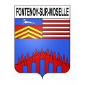 Fontenoy-sur-Moselle 54 ville sticker blason écusson autocollant adhésif