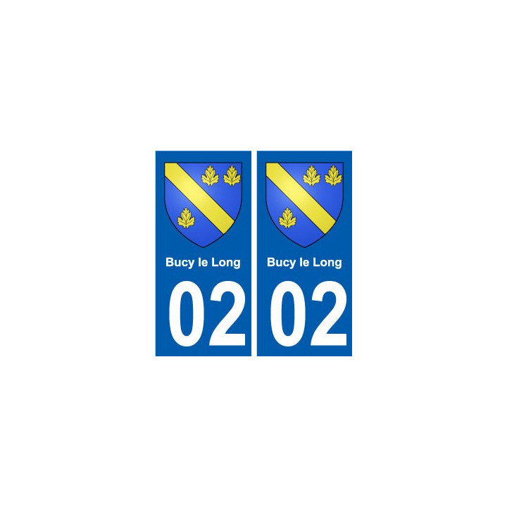 02 Brancourt-le-Grand ville autocollant plaque sticker