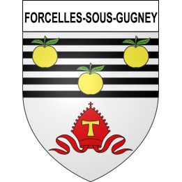Stickers coat of arms Forcelles-sous-Gugney adhesive sticker