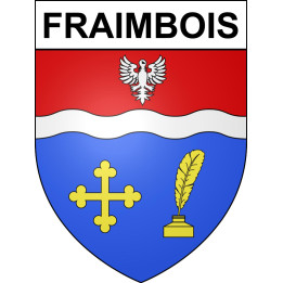Fraimbois 54 ville sticker blason écusson autocollant adhésif