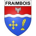 Fraimbois 54 ville sticker blason écusson autocollant adhésif