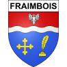 Fraimbois 54 ville sticker blason écusson autocollant adhésif