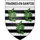 Fraisnes-en-Saintois 54 ville sticker blason écusson autocollant adhésif