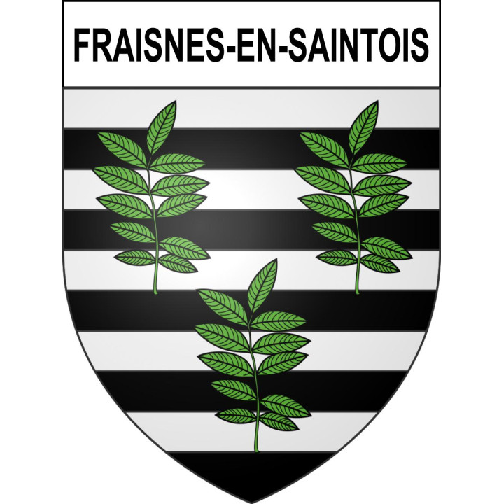 Fraisnes-en-Saintois Sticker wappen, gelsenkirchen, augsburg, klebender aufkleber