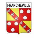 Francheville 54 ville sticker blason écusson autocollant adhésif