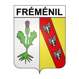 Fréménil Sticker wappen, gelsenkirchen, augsburg, klebender aufkleber