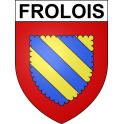 Frolois 54 ville sticker blason écusson autocollant adhésif