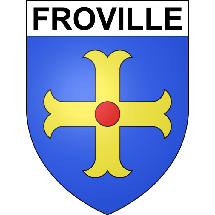 Stickers coat of arms Froville adhesive sticker