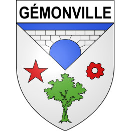 Gémonville 54 ville sticker blason écusson autocollant adhésif