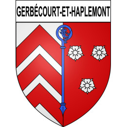 Gerbécourt-et-Haplemont Sticker wappen, gelsenkirchen, augsburg, klebender aufkleber