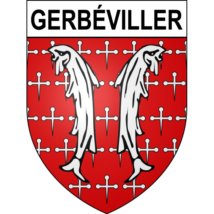 Stickers coat of arms Gerbéviller adhesive sticker