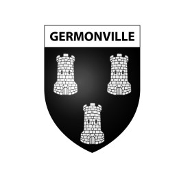 Stickers coat of arms Germonville adhesive sticker