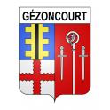 Gézoncourt 54 ville sticker blason écusson autocollant adhésif