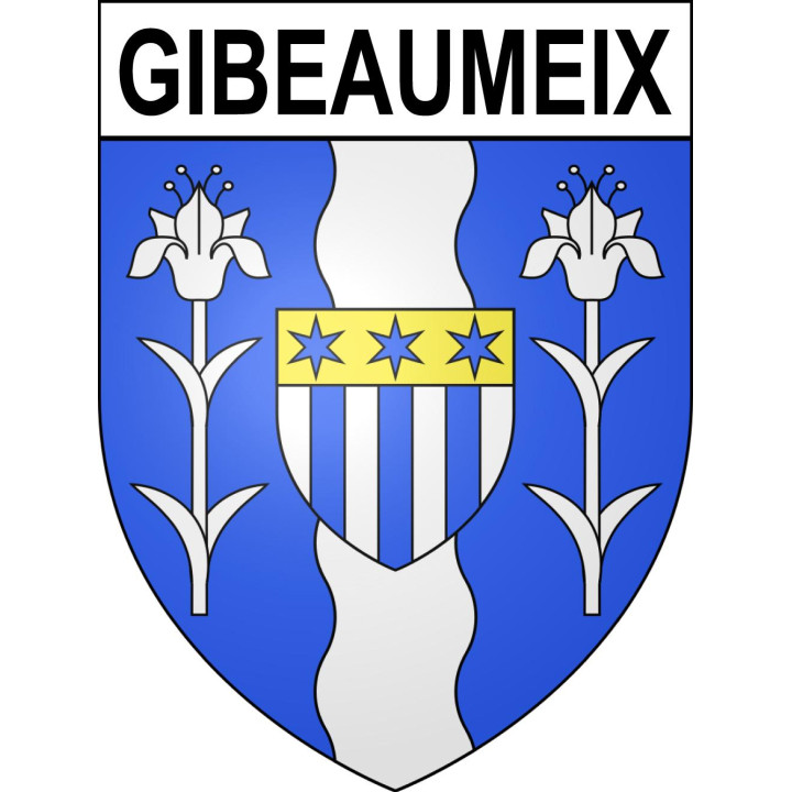 Stickers coat of arms Gibeaumeix adhesive sticker