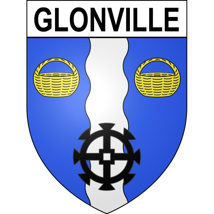 Stickers coat of arms Glonville adhesive sticker