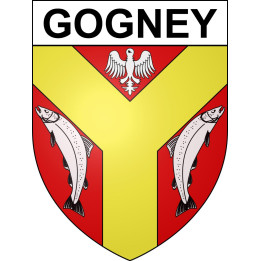 Stickers coat of arms Gogney adhesive sticker