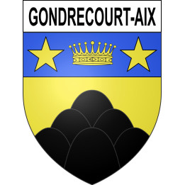 Stickers coat of arms Gondrecourt-Aix adhesive sticker